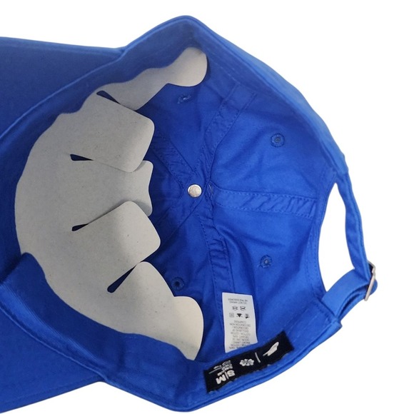 Nike Club Cap Blue Mens Adjustable Hat Swoosh Logo Casual Sportswear NWT - Picture 6 of 6